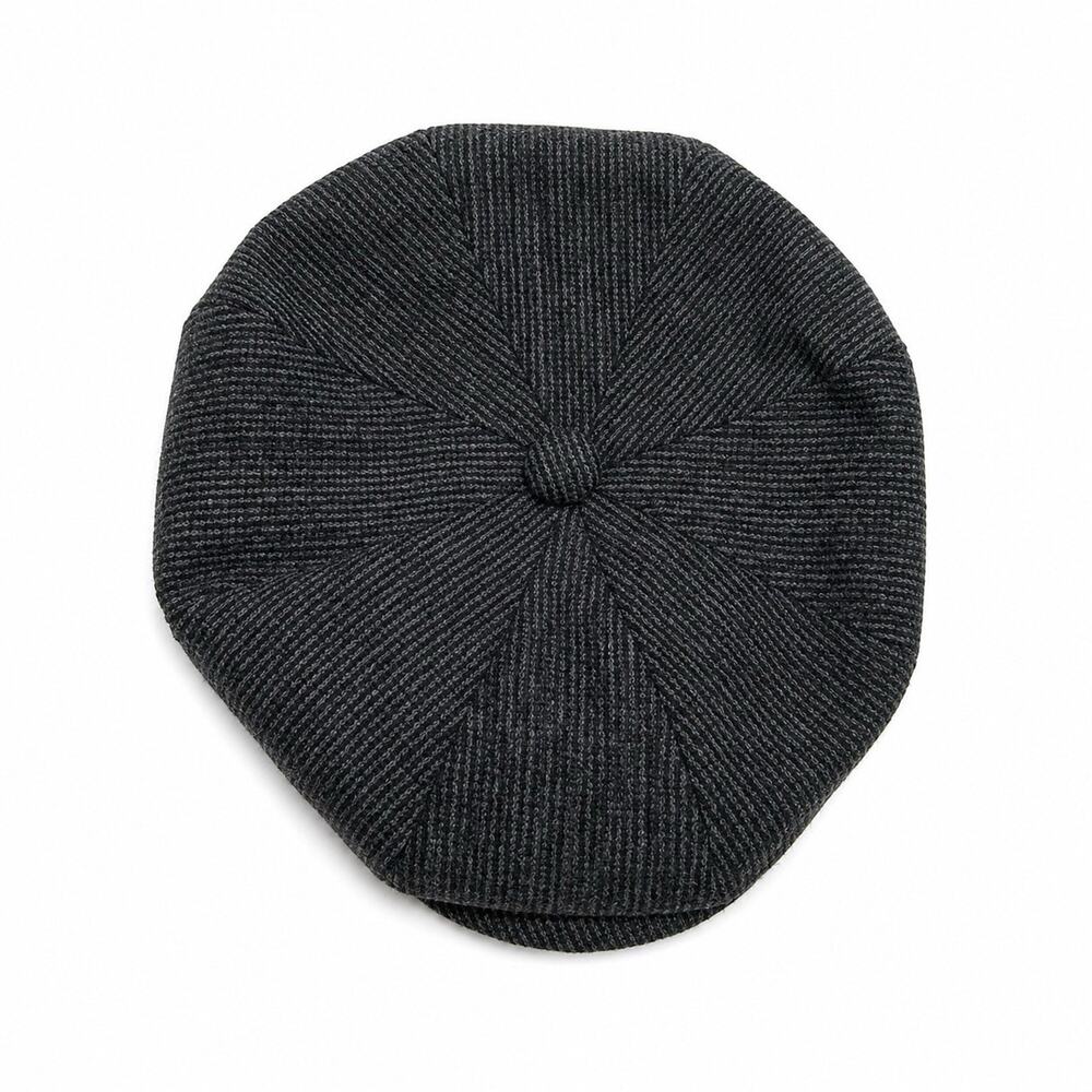 Jaxon Hats Tweed Gray Newsboy Flat Cap Hat Size Large EUC